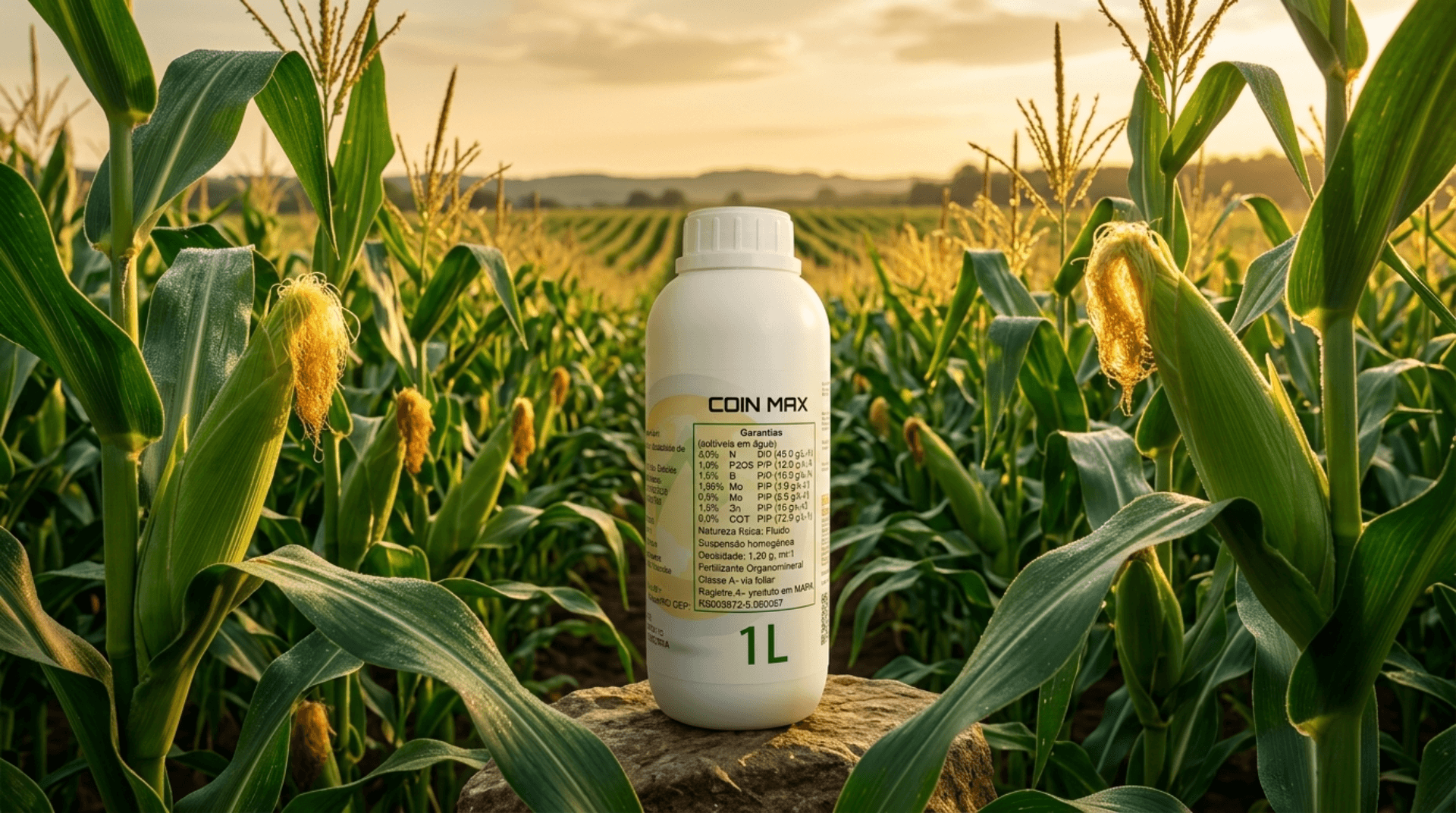 Coin Max Bioestimulante Foliar 1L — concentrado para produtor rural